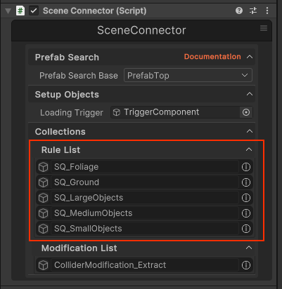 SceneConnector Rules