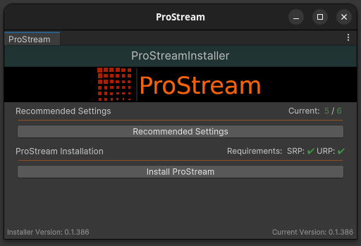 ProStream Installer